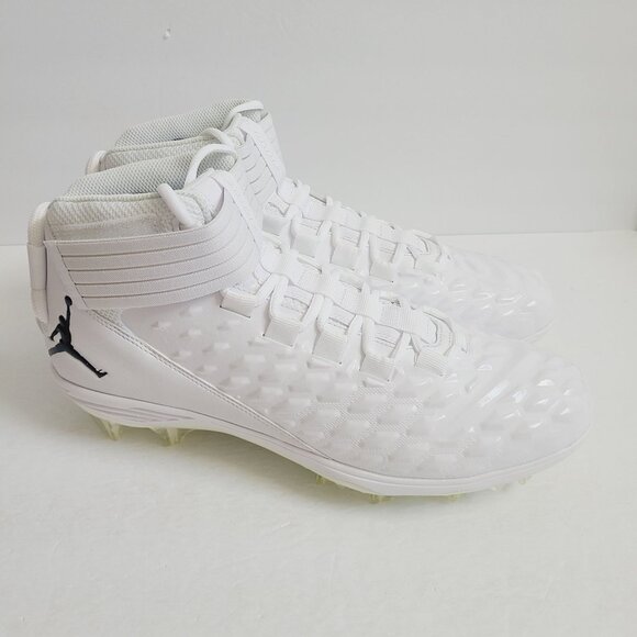 NEW Nike Air Jordan Force Savage 2 Football Cleats CV1663-103 Size 12.5 White main image 7